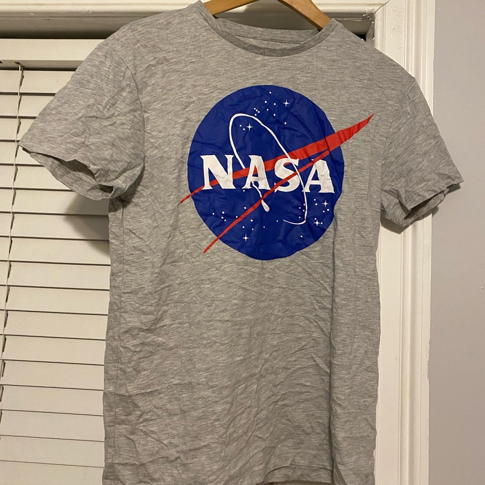 Grey NASA Cotton Tee